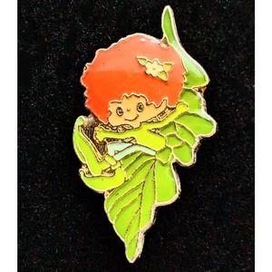 Vintage 80s Enamel Pin Meadow Morn Herself the Elf AGC Lang